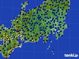 関東・甲信地方のアメダス実況(日照時間)(2021年09月18日)