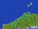 2021年09月18日の島根県のアメダス(日照時間)