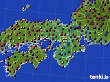 近畿地方のアメダス実況(日照時間)(2021年09月19日)