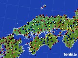 2021年09月20日の中国地方のアメダス(日照時間)