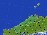 2021年09月20日の島根県のアメダス(日照時間)