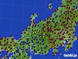 2021年09月21日の北陸地方のアメダス(日照時間)