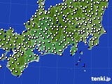 東海地方のアメダス実況(風向・風速)(2021年09月21日)