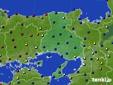 兵庫県のアメダス実況(日照時間)(2021年09月22日)