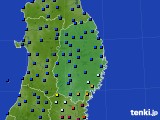 2021年09月22日の岩手県のアメダス(日照時間)