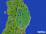 2021年09月23日の岩手県のアメダス(日照時間)