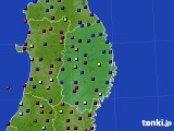 岩手県のアメダス実況(日照時間)(2021年09月24日)