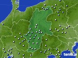 長野県のアメダス実況(降水量)(2021年09月26日)