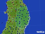 岩手県のアメダス実況(日照時間)(2021年09月26日)