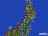 2021年09月27日の東北地方のアメダス(日照時間)