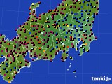 2021年09月27日の関東・甲信地方のアメダス(日照時間)