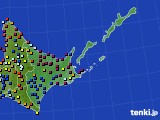 2021年09月28日の道東のアメダス(日照時間)
