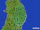 2021年09月28日の岩手県のアメダス(日照時間)