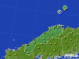 島根県のアメダス実況(気温)(2021年09月28日)