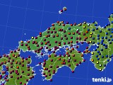 2021年10月01日の中国地方のアメダス(日照時間)