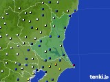 2021年10月01日の茨城県のアメダス(風向・風速)