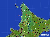 道北のアメダス実況(日照時間)(2021年10月06日)