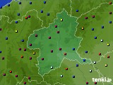 群馬県のアメダス実況(日照時間)(2021年10月06日)