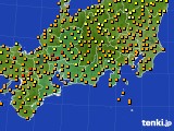 東海地方のアメダス実況(気温)(2021年10月08日)