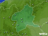 群馬県のアメダス実況(降水量)(2021年10月13日)