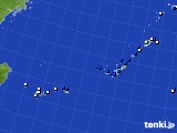 2021年10月13日の沖縄地方のアメダス(風向・風速)