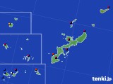 沖縄県のアメダス実況(日照時間)(2021年10月15日)