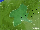 群馬県のアメダス実況(降水量)(2021年10月16日)
