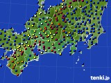 東海地方のアメダス実況(日照時間)(2021年10月16日)
