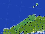 島根県のアメダス実況(日照時間)(2021年10月16日)