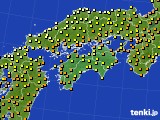 アメダス実況(気温)(2021年10月16日)