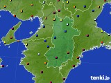 奈良県のアメダス実況(日照時間)(2021年10月20日)