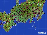 東海地方のアメダス実況(日照時間)(2021年10月28日)