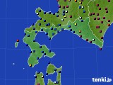 道南のアメダス実況(日照時間)(2021年10月29日)