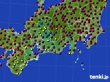 東海地方のアメダス実況(日照時間)(2021年10月30日)