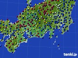 東海地方のアメダス実況(日照時間)(2021年10月31日)