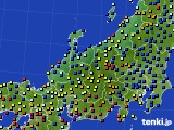 北陸地方のアメダス実況(日照時間)(2021年11月01日)