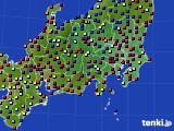 2021年11月02日の関東・甲信地方のアメダス(日照時間)