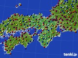 近畿地方のアメダス実況(日照時間)(2021年11月02日)