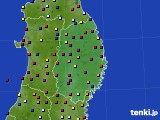 岩手県のアメダス実況(日照時間)(2021年11月02日)
