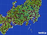 2021年11月03日の関東・甲信地方のアメダス(日照時間)
