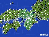 2021年11月03日の近畿地方のアメダス(風向・風速)