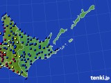 道東のアメダス実況(日照時間)(2021年11月04日)