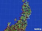 東北地方のアメダス実況(日照時間)(2021年11月05日)