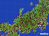 2021年11月05日の北陸地方のアメダス(日照時間)