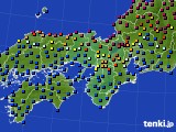 近畿地方のアメダス実況(日照時間)(2021年11月06日)