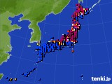 2021年11月06日のアメダス(日照時間)