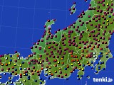 北陸地方のアメダス実況(日照時間)(2021年11月07日)