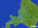 道央のアメダス実況(風向・風速)(2021年11月07日)