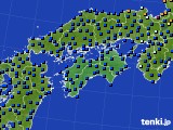 四国地方のアメダス実況(日照時間)(2021年11月08日)