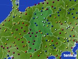 長野県のアメダス実況(日照時間)(2021年11月08日)